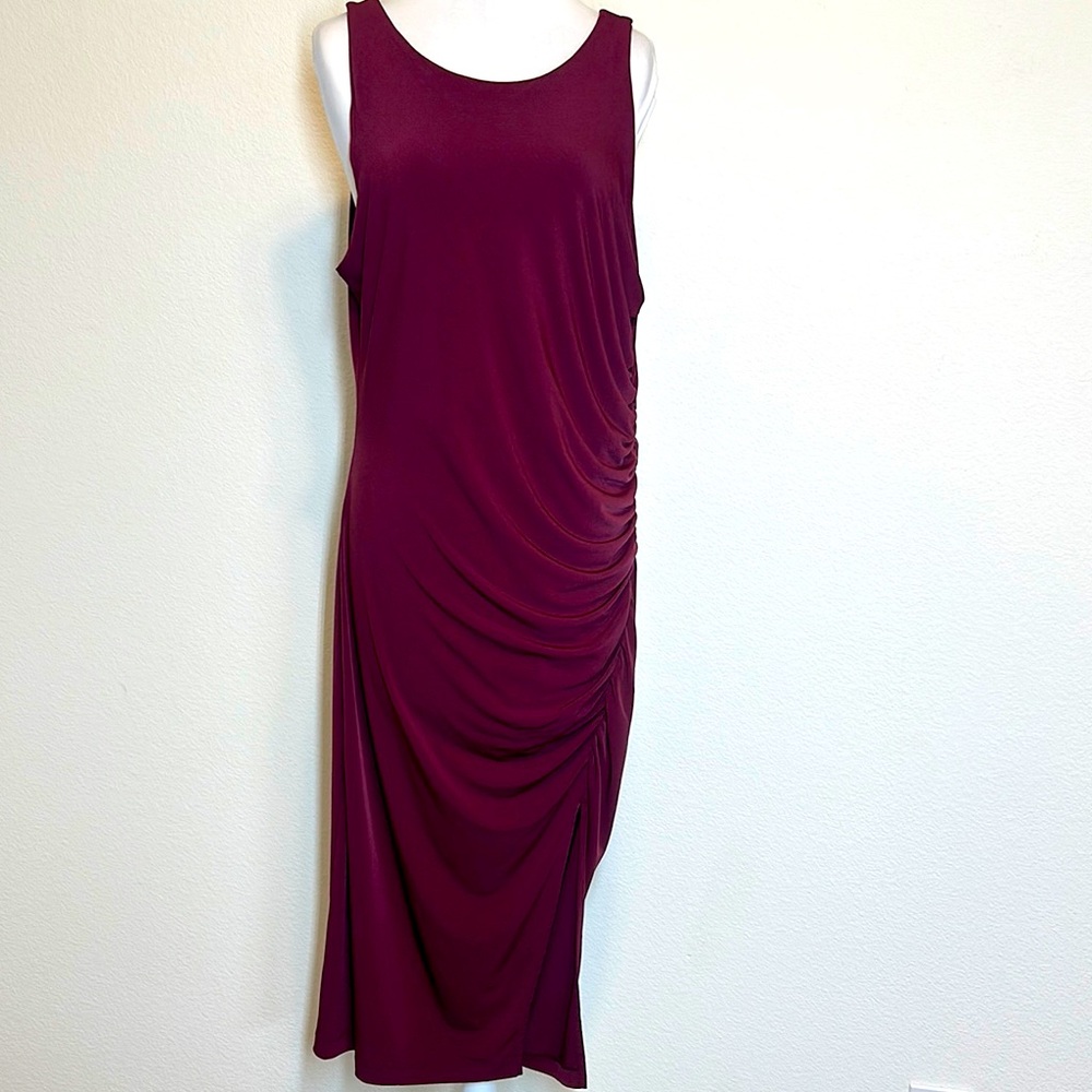 Banana Republic Rouched Sleeveless Cocktail Dress Size XL